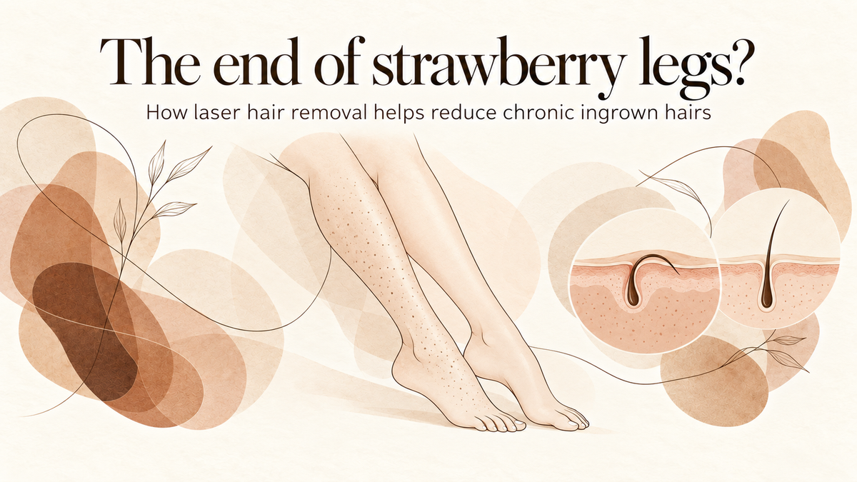 The End of "Strawberry Legs": How Laser Hair Removal Cures Chronic Ingrown Hairs
